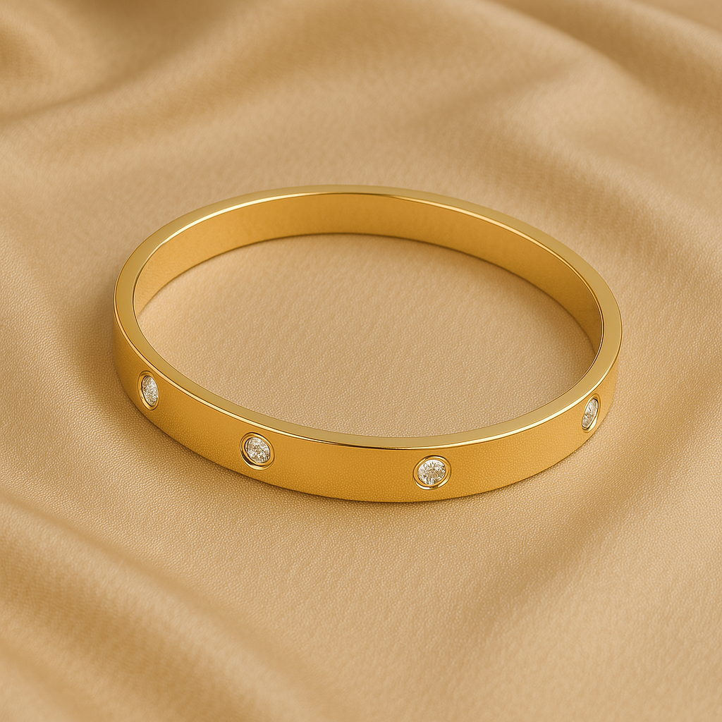 צמיד קישור בסגנון יהלום